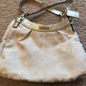 Coach purse - white